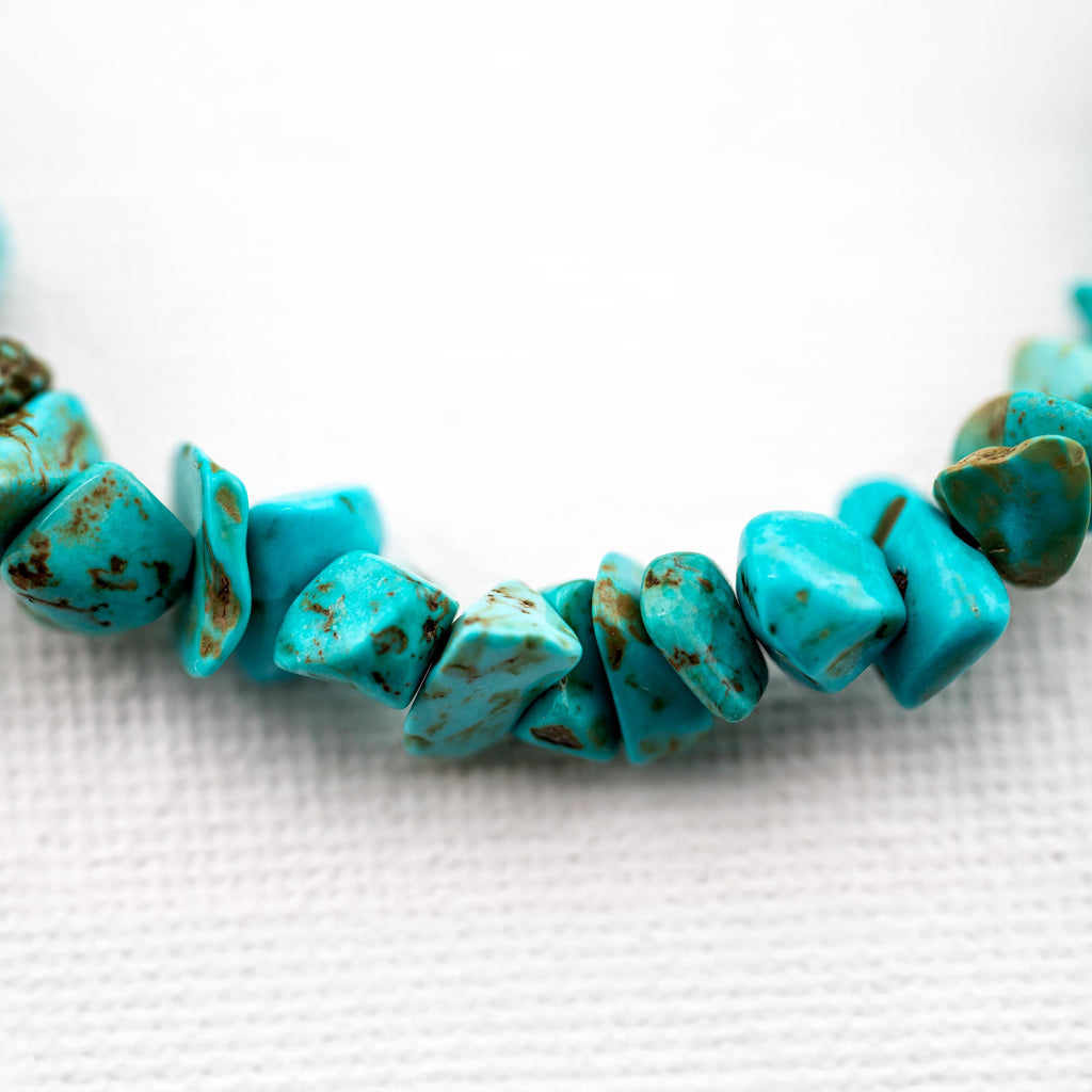 Turquoise-Tone Stone Elephant Bracelet for Women, Thai Handmade, Monk Blessed | Artisan Stone