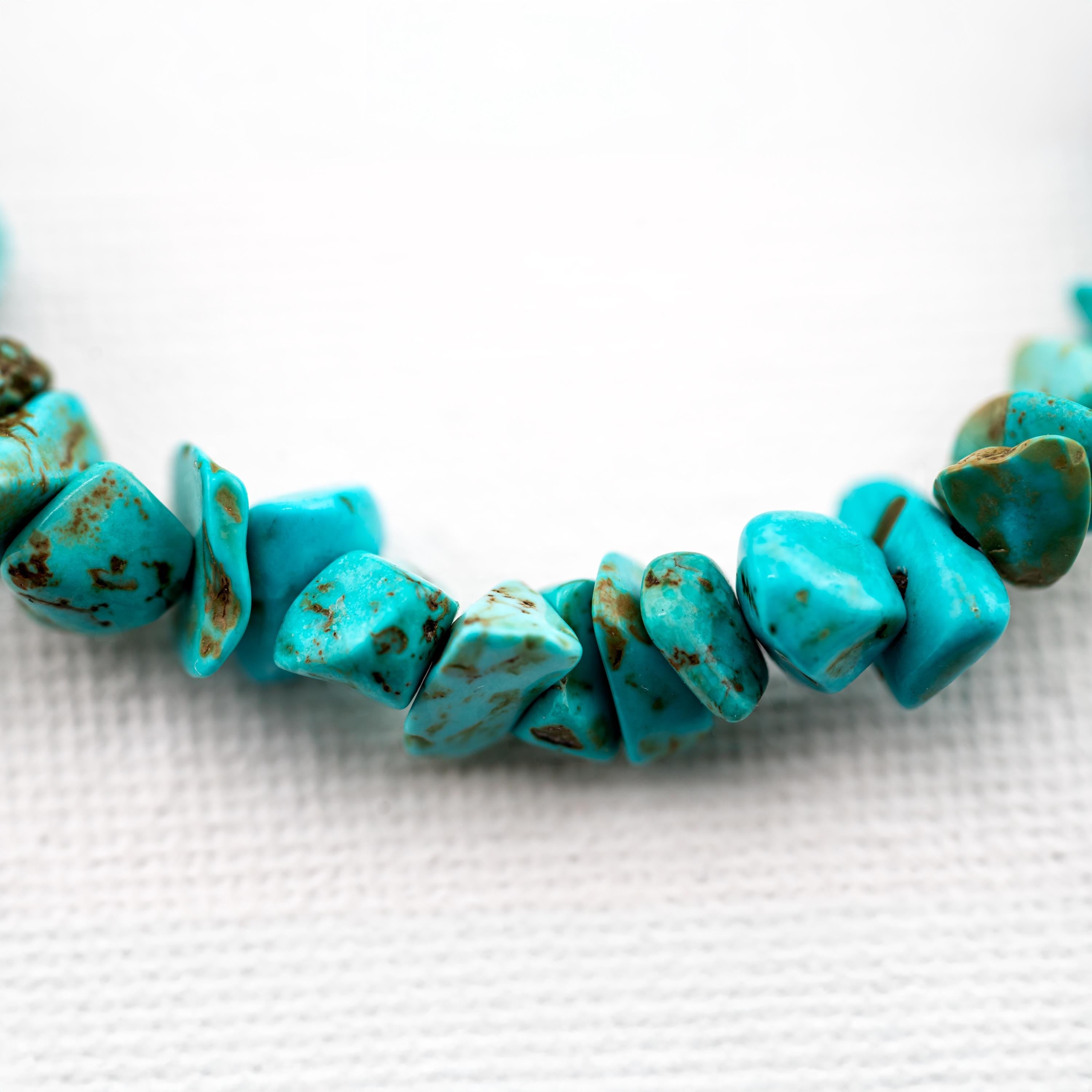Turquoise-Tone Stone Elephant Bracelet for Women, Thai Handmade, Monk Blessed | Artisan Stone