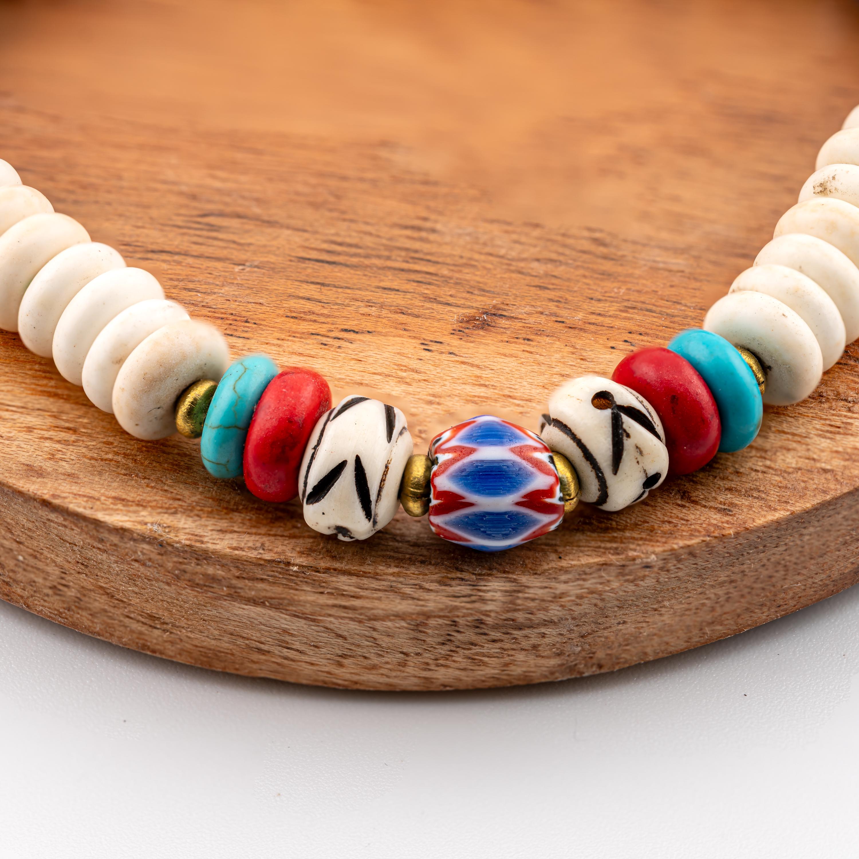 Global-Inspired Stone Bracelet for Women, Thai Handmade, Monk Blessed | Artisan Journey