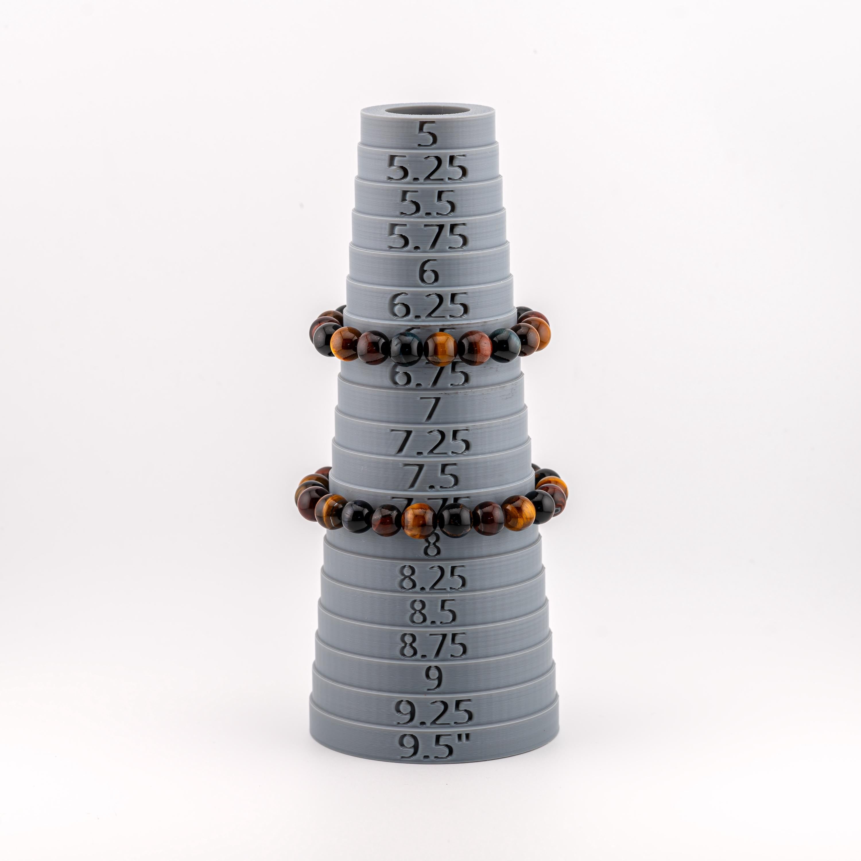 Three-Color Tiger’s Eye Bracelet for Men, Mixed Natural Stone Stretch Bracelet, Monk Blessed | Artisan Confluence