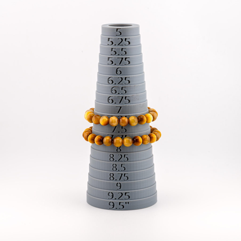 Golden Tiger’s Eye Bracelet for Men, Natural Stone Stretch Bracelet, Monk Blessed | Artisan Illumination