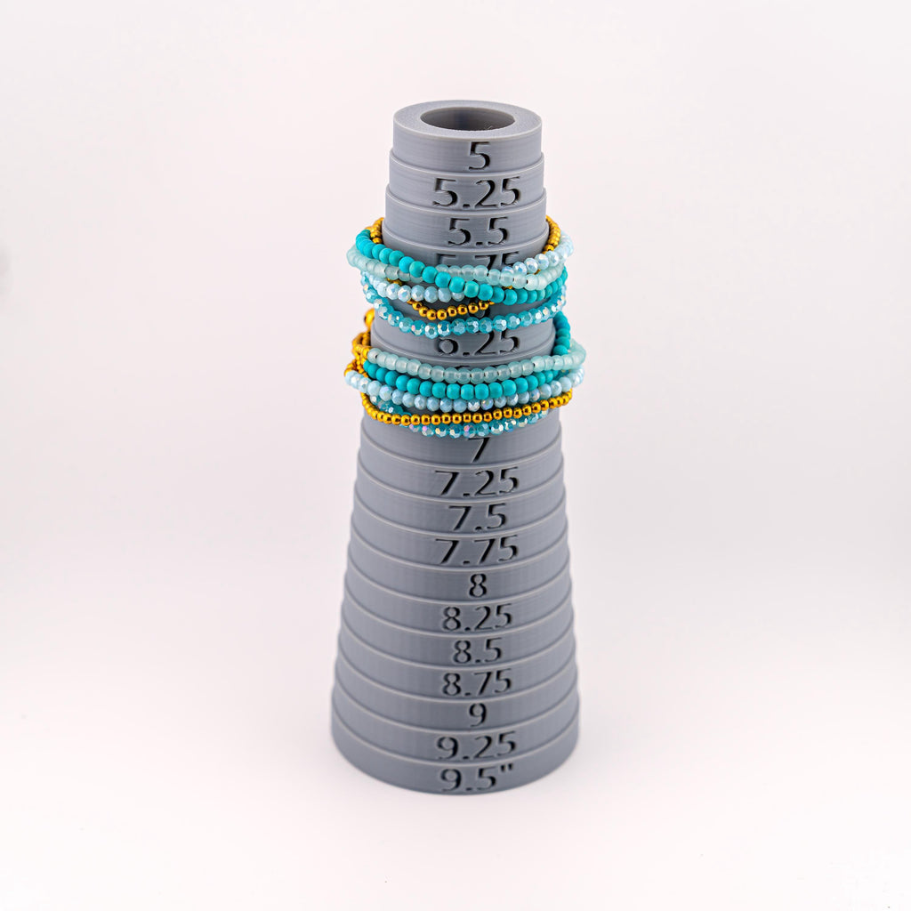 Turquoise Multi Strand Bracelet | Handmade Thai Jewelry | Adjustable Beaded Bracelet | Blessed Gift for Her