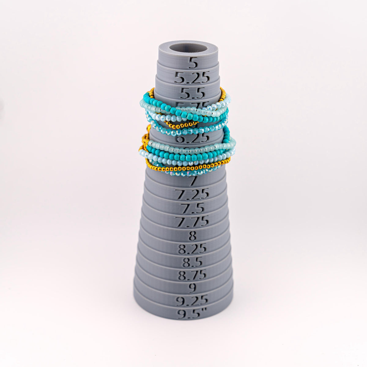 Turquoise Multi Strand Bracelet | Handmade Thai Jewelry | Adjustable Beaded Bracelet | Blessed Gift for Her