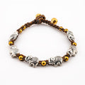 Siam Artisan Collective™ Artisan Elephant™ - Thai Handmade Boho Bracelets for Women, Stackable Adjustable Handmade Jewelry