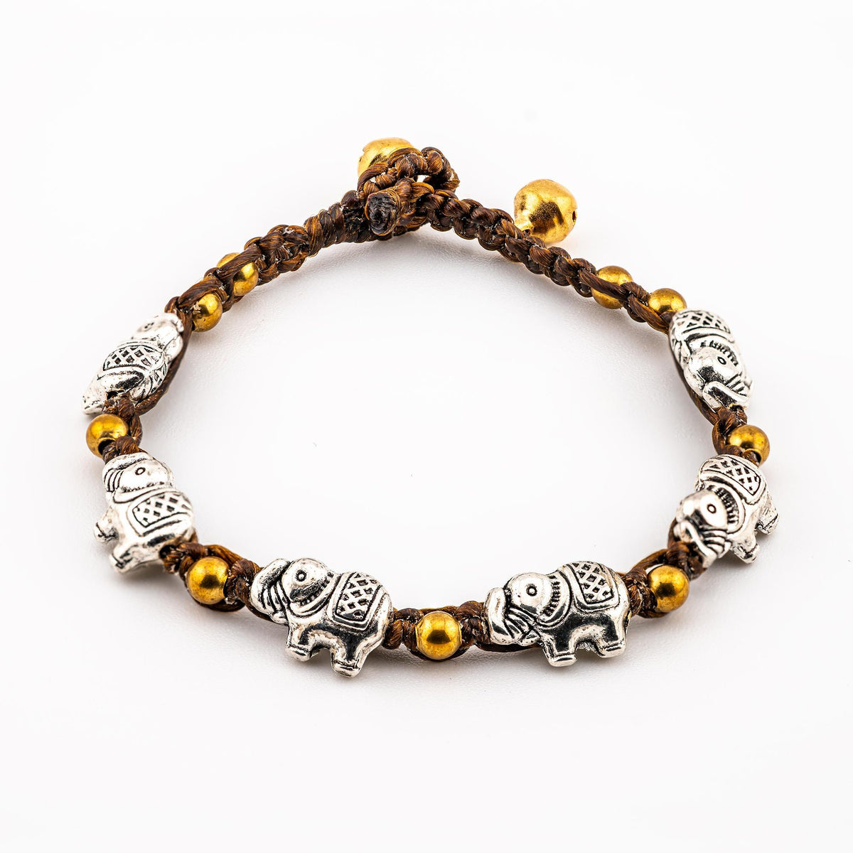 Siam Artisan Collective™ Artisan Elephant™ - Thai Handmade Boho Bracelets for Women, Stackable Adjustable Handmade Jewelry