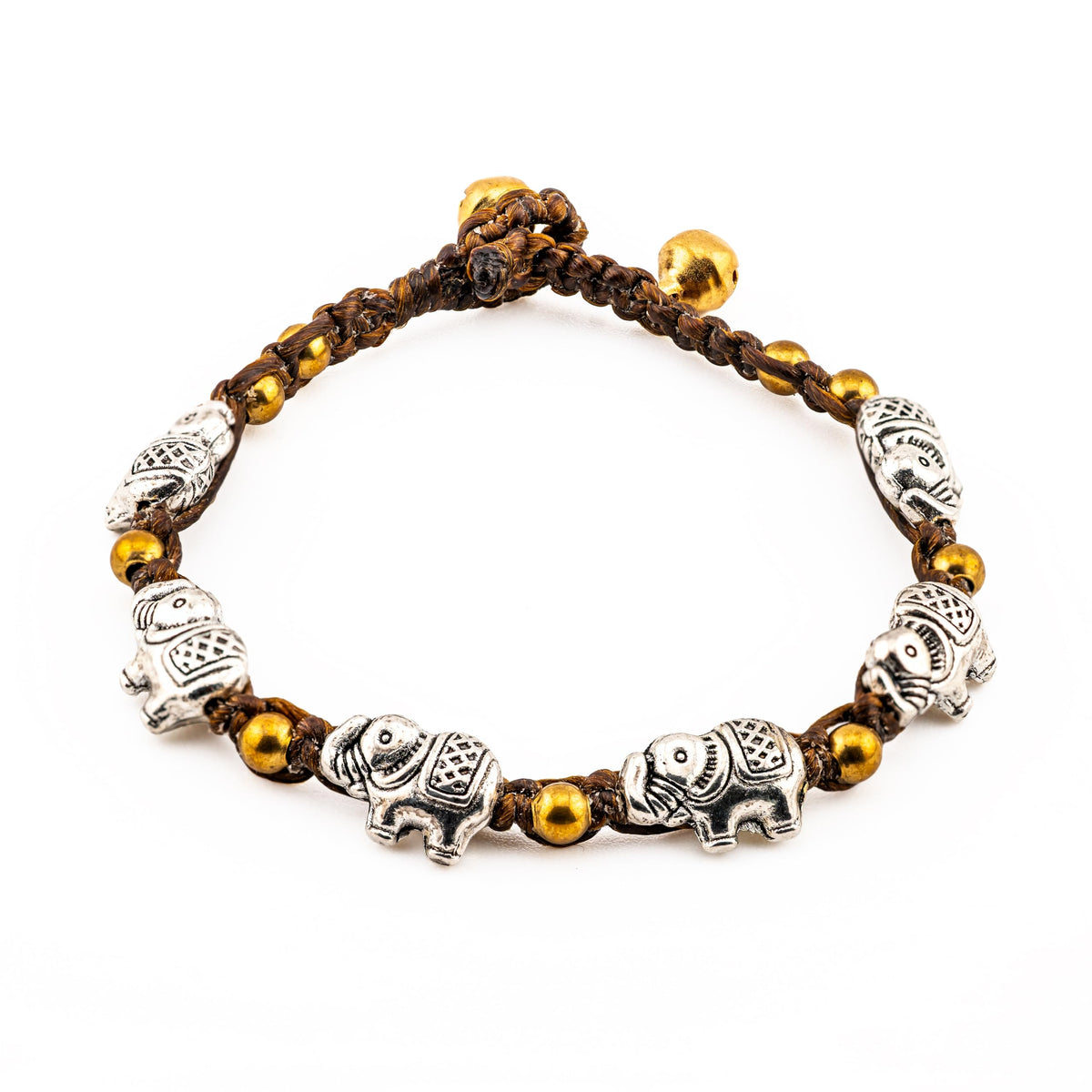 Artisan Elephant™ Charm Bracelet – Handmade Beaded Jewelry with Lucky Elephant Charms