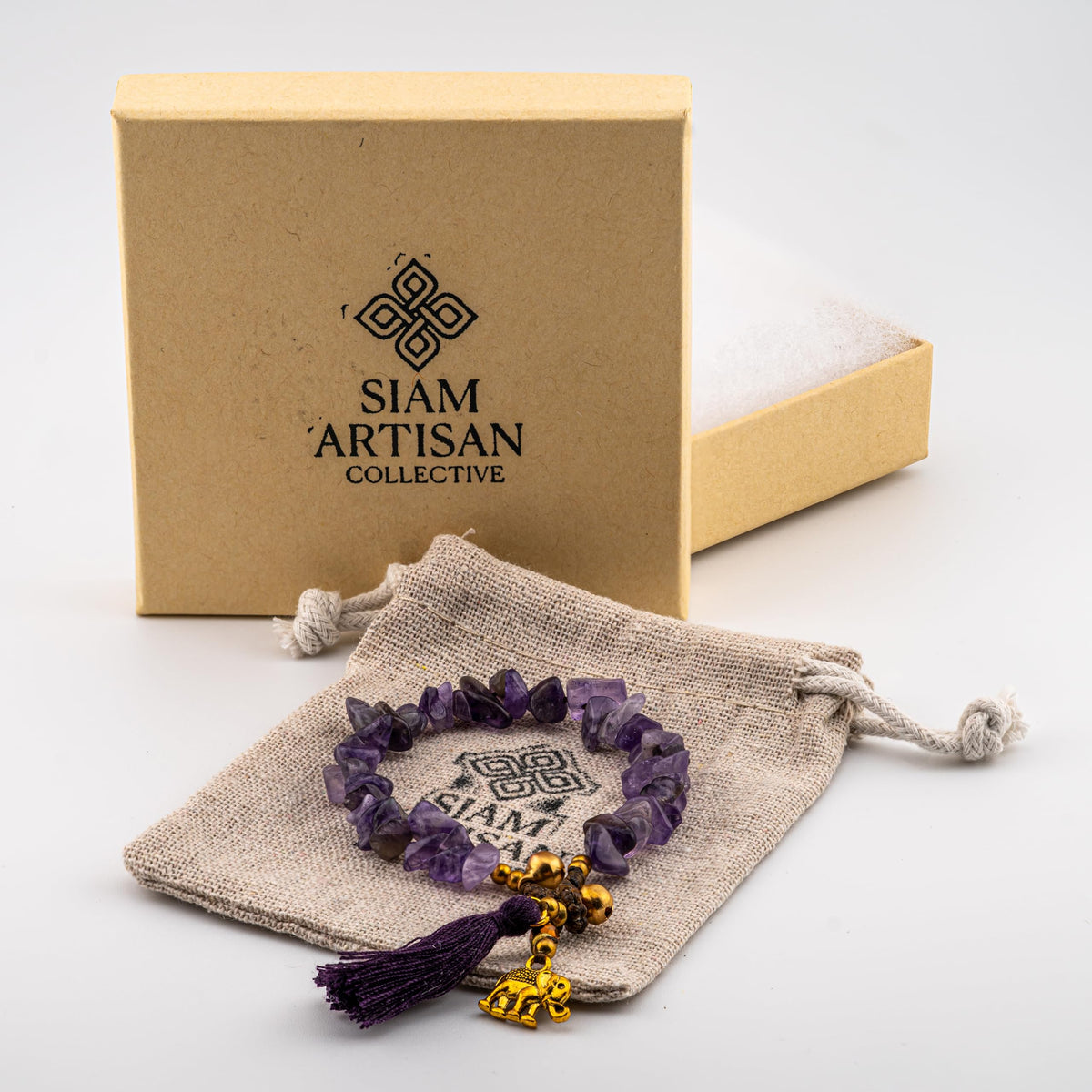 Artisan Stone™ Natural Chip Bracelet – Handmade Boho Gemstone Jewelry, Multiple Stone Options